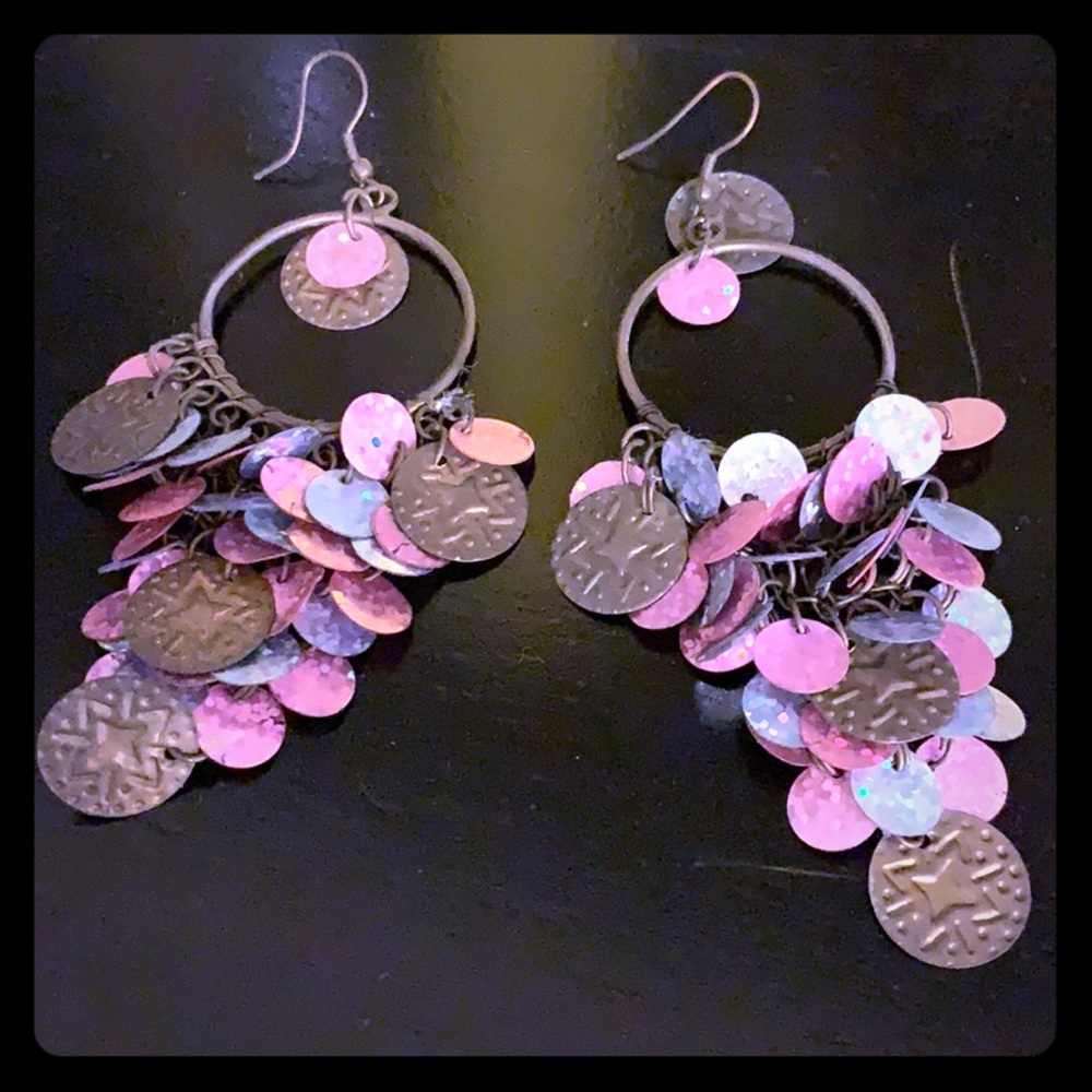 Sparkly statement earrings